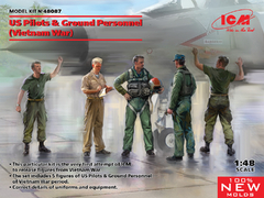 US Pilots & Ground Personnel (Guerra do Vietnã) 1/48 - ICM 48087