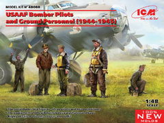 USAAF Bomber Pilots and Ground Personnel (1944-1945) 1/48 - ICM 48088