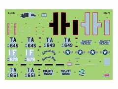 Imagem do B-26K c/ Pilotos e Pessoal de Terra da USAF 1/48 - ICM 48280