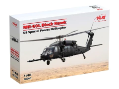 MH-60L Black Hawk U.S. Special Forces 1/48 - ICM 48360