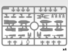 WWII German Aircraft Armament - Armamentos Luftwaffe 1/48 - ICM 48408 - loja online