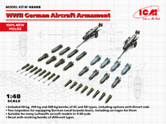 WWII German Aircraft Armament - Armamentos Luftwaffe 1/48 - ICM 48408
