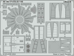 P-47D-25 MiniArt 1/48 - Photo-Etch 491407 - comprar online