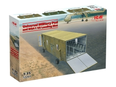 Universal Military Pod and M8A1 US Landing Mat 1/35 - ICM 53201 - Hey Hobby - Modelismo Extraordinário