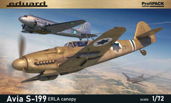 Avia S-199 Erla Canopy 1/72 - Edição Profipack Eduard 70152