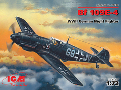 Messerschmitt Bf 109E-4 Caça Noturno 1/72 - ICM 72134