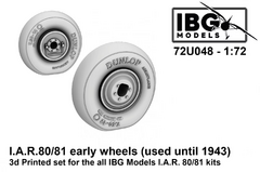 Rodas IAR 80/81 (inicial até 1943) 1/72 - IBG 72U048 - comprar online