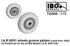 Rodas "Groove" IAR 80/81 (a partir de 1942) 1/72 - IBG 72U049 - comprar online