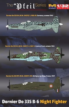 Dornier Do 335 B-6 Night Fighter 1/32 - HKM 1E21 na internet