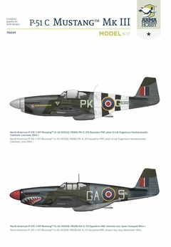P-51C Mustang Mk. III 1/72 - Arma Hobby 70039 - Hey Hobby - Modelismo Extraordinário