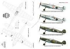 Messerschmitt Bf 109E E-1/E-3/E-4/E-7- Kagero 7134 - comprar online