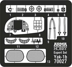 Yak-1b Expert Set 1/72 - Arma Hobby 70027 - Hey Hobby - Modelismo Extraordinário