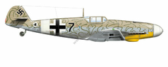 Messerschmitt Bf 109s over the Mediterranean Part I (com decais) - Kagero 15034 na internet