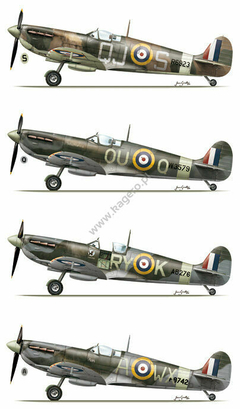Imagem do Supermarine Spitfire Mk Vb (com decais) - Kagero 15023