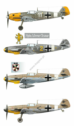 Messerschmitt Bf 109s over the Mediterranean Part I (com decais) - Kagero 15034 - comprar online