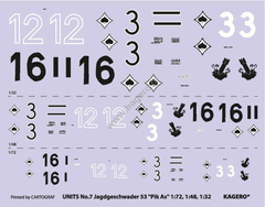 JG 53 "Pik As" (com decais) - Kagero 97007 - comprar online