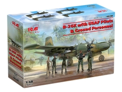 B-26K c/ Pilotos e Pessoal de Terra da USAF 1/48 - ICM 48280