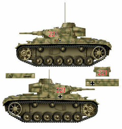 Imagem do Panzer III Ausf. J 3 em 1 1/16 SEM CAIXA - Das Werk 16002