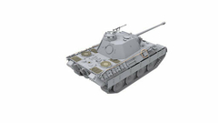 Pz.Kpfwg. V Ausf. A Panther Early 1/35 - Das Werk 35009 - Hey Hobby - Modelismo Extraordinário