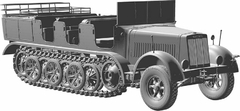 Sd.Kfz. 7 Mtl. Zgkrwg. 8t c/ tripulação 1/35 - Das Werk 35037 - comprar online