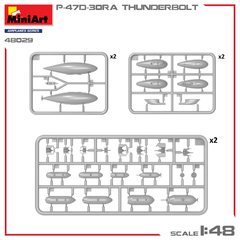 P-47D-30RA Thunderbolt 1/48 - Edição Avançada MiniArt 48029 - loja online
