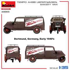 Caminhão de Entregas Tempo A400 1/35 - MiniArt 38066 na internet