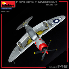 P-47D-30RE Thunderbolt 1/48 - Edição Básica MiniArt 48023 - loja online