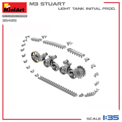 Imagem do M3 Stuart "Early" 1/35 - MiniArt 35425