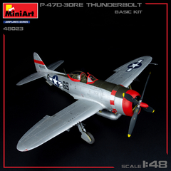 P-47D-30RE Thunderbolt 1/48 - Edição Básica MiniArt 48023