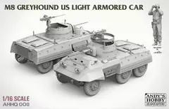 M8 Greyhound US light Armored Car 1/16 - Andy Hobby HQ 008 - comprar online