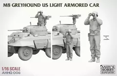 M8 Greyhound US light Armored Car 1/16 - Andy Hobby HQ 008 - loja online