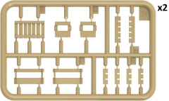 Conjunto de caixotes de madeira 1/35 - MiniArt 35651 na internet