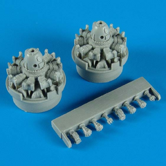 Motores Black Widow P-61A Black Widow Dragon 1/72 - Resina Quickboost QB72081