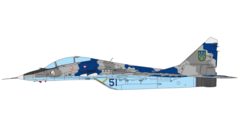 MiG-29UB Força Aérea Ucraniana 1/72 - IBG 72902 - Hey Hobby - Modelismo Extraordinário