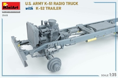 Radio Truck K-51 US Army c/atrelado K-52 1/35 - MiniArt 35418 - comprar online