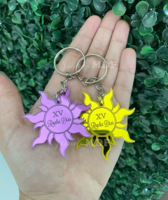 Chaveiro Sol Enrolados na internet