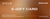 Gift Card en internet