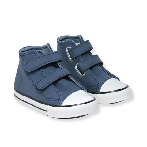 Botita para niño y niña color azul con abrojo