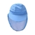 Gorro celeste para bebé con protección UV, ideal para días soleados.