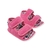 Sandalia para bebé color rosa. Sandalia pink de toalla para el verano.