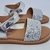 Sandalia para niñas Verona. Con brillo. Cómodas. Moda. Verano.