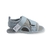 Sandalias ergonómicas grises para niños, ideales para primeros pasos, con diseño flexible y liviano.