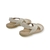 Sandalias beige para niñas, modelo Marieta, ideales para primeros pasos y disfrutar el verano.