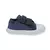 Zapatilla para niños azul jean de lona