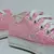 Zapatillas lumi rosa de lona brillan en la oscuridad niña