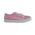 Zapatillas lumi rosa de lona brillan en la oscuridad niña
