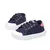 Zapatilla para niños y niñas azul marino de lona
