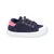 Zapatilla para niños y niñas azul marino de lona