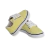 Zapatilla de lona amarilla para niños y niñas