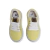 Zapatilla de lona amarilla para niños y niñas